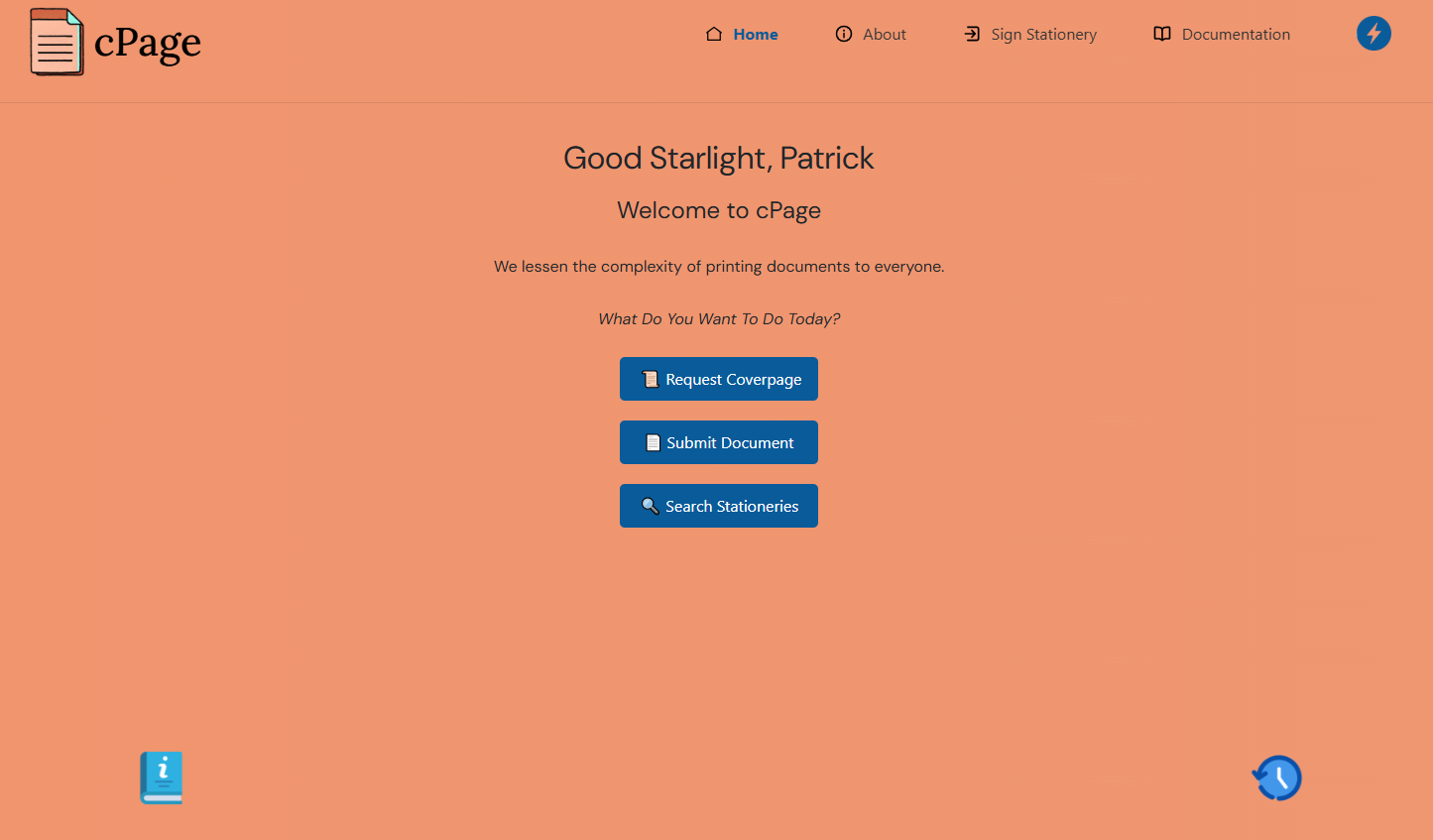 CPage Website Preview